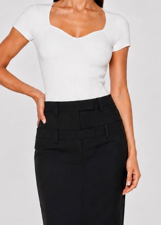 Double Waisted Skirt